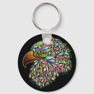 Llavero Eagle Hawk Psychedelic