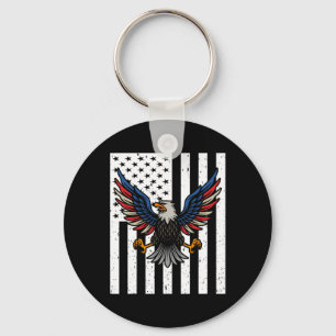 Llavero Eagles De Bandera De Eeuu 4 De Julio De 1776 Liber