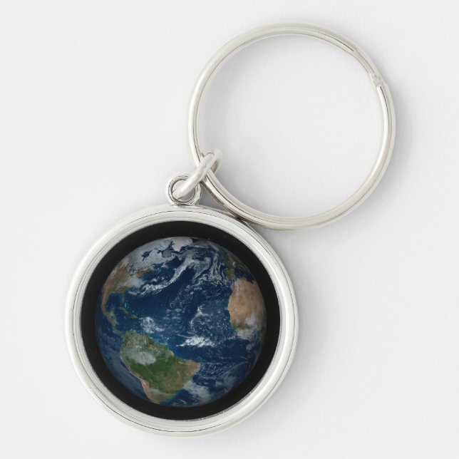 Llavero Earth With Clouds And Sea Ice (Frente)