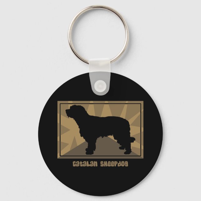 Llavero Earthy Catalan Sheepdog (Anverso)