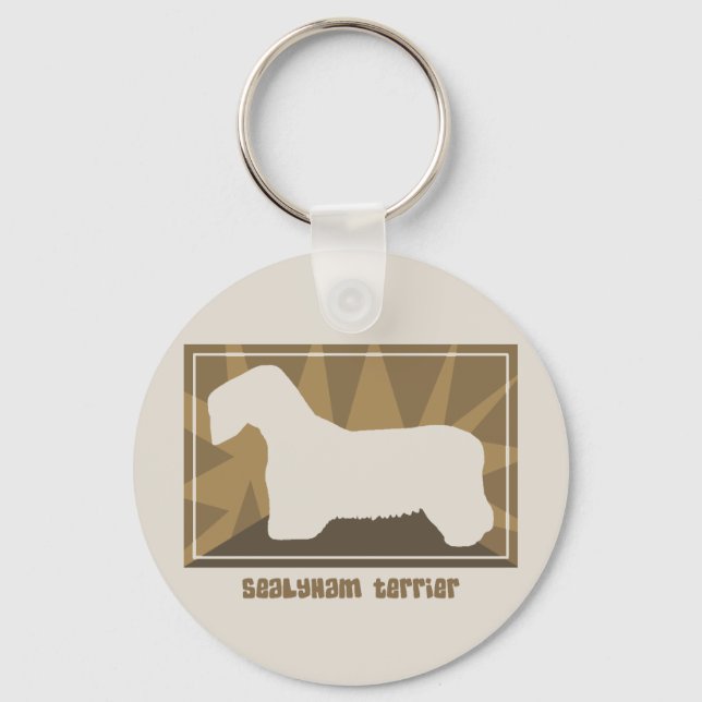 Llavero Earthy Sealyham Terrier (Anverso)
