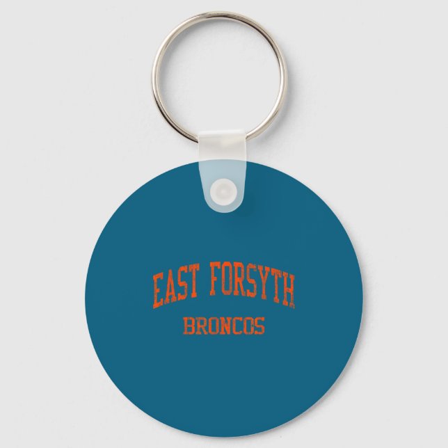 Llavero East Forsyth High School Hs Diseño (Anverso)