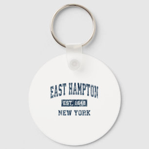 Llavero East Hampton Nueva York Ny Diseño Vintage Srts Nav