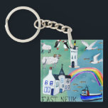 Llavero East Neuk Fife Ruta costera Escocia acuarela<br><div class="desc">Mira este ilustracion genial de Fife en Escocia. Podrá pasear por el maravilloso sendero costero de Fife, que pasa por los pueblos y por el verde campo. Para en el camino para ver pasar los barcos o ver uno de los muchos arcos. ¿Has caminado por este camino? No olvide visitar...</div>