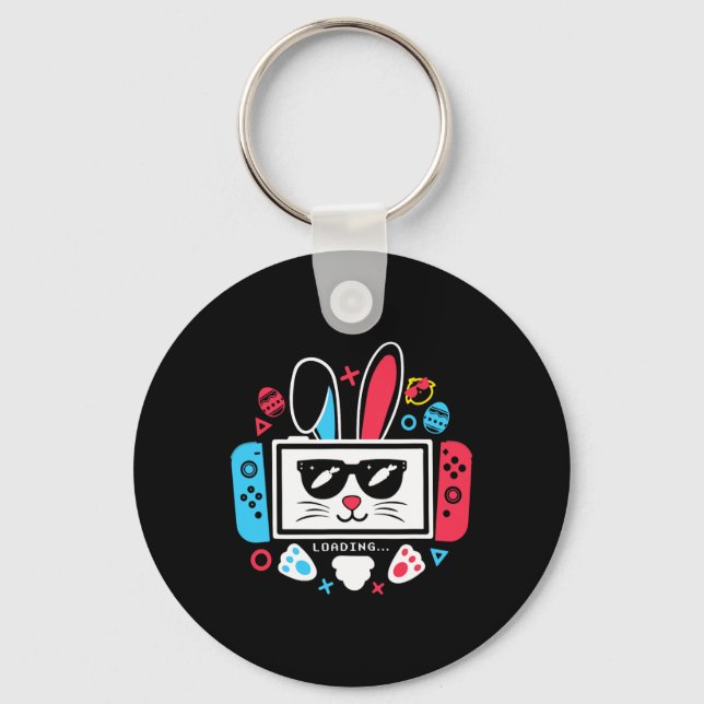 Llavero Easter Day Boys Gamer Shirt Video Game Controller (Anverso)