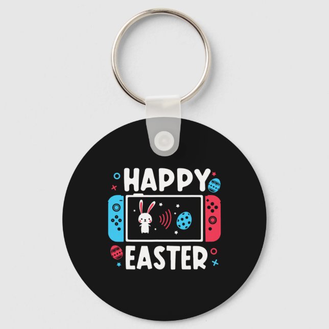 Llavero Easter Day Boys Gamer Shirt Video Game Controller (Anverso)