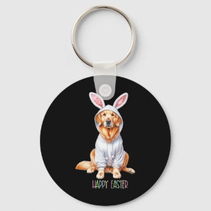 Llavero Easter Dog Bunny Spring Golden Retrieval Easter Eg