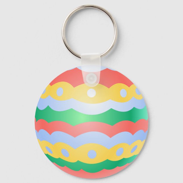Llavero Easter Egg Keychain Festive Easter Egg Keepsakes (Anverso)