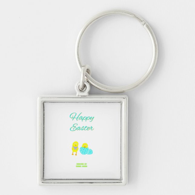 Llavero Easter Hatchlings Premium Square Keychain (Frente)