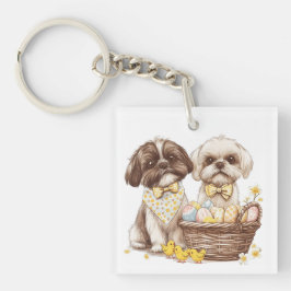 Llavero Easter Shih Tzu Dogs