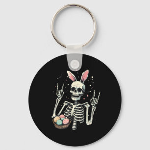 Llavero Easter Skeleton Bunny Rock Hand Rocker Niños M