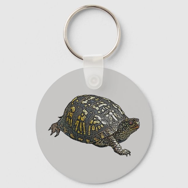 Llavero Eastern Box Turtle Coordinating Items (Anverso)