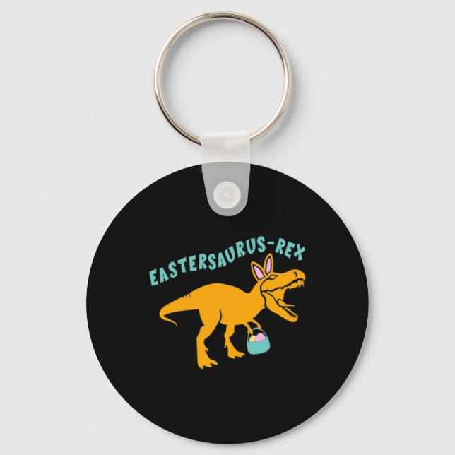 Llavero Eastersaurus Regalo de Dinosaurio de Pascua para A (Anverso)