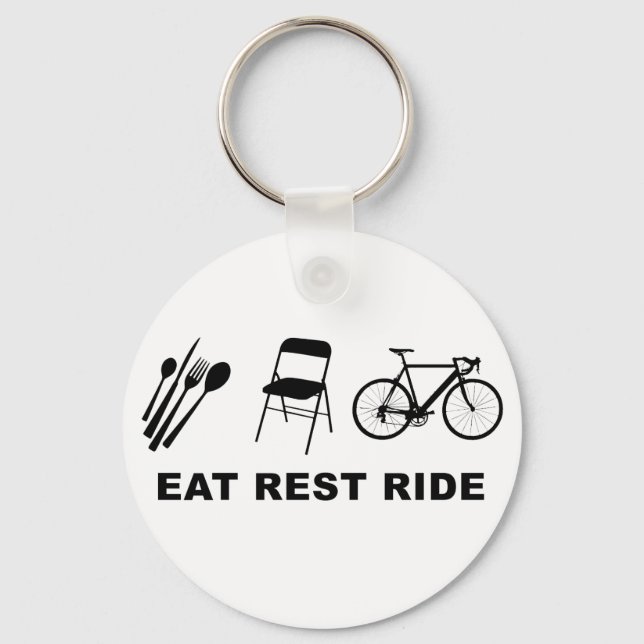 Llavero Eat Rest Ride (Anverso)