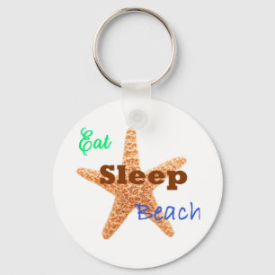 Llavero Eat Sleep Beach - Keychain