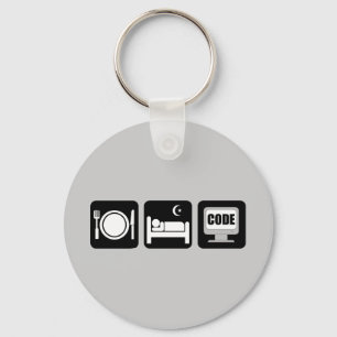 Llavero eat sleep code