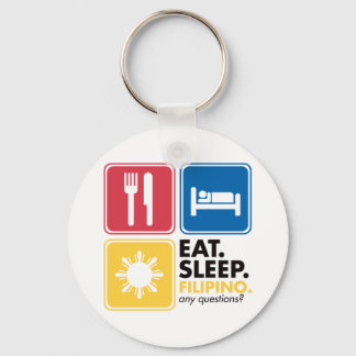 Llavero Eat Sleep Filipino