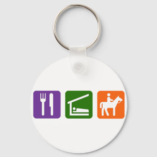 Llavero Eat Sleep Horseback Riding