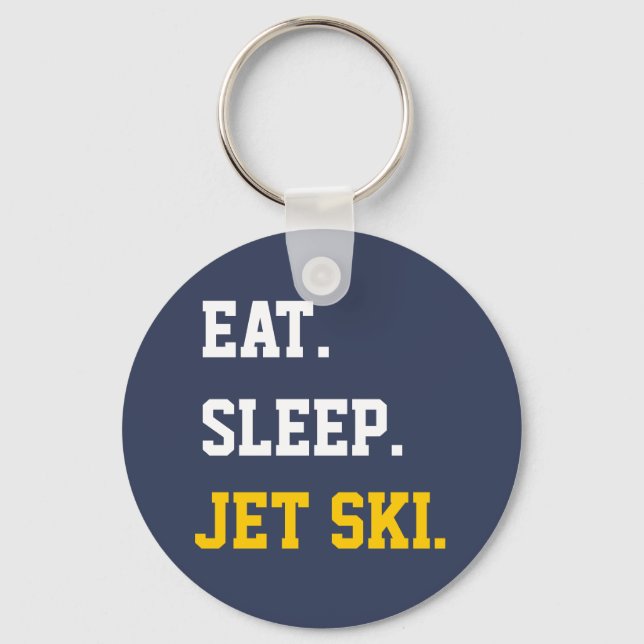 Llavero Eat Sleep Jet Ski (Anverso)