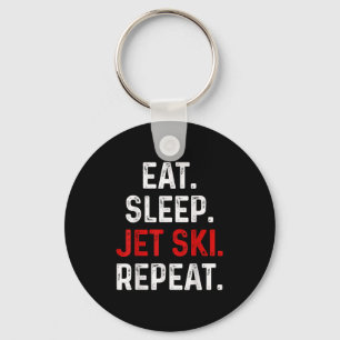 Llavero Eat Sleep Jet Ski Repeat Water Sports Lake Jet Ski