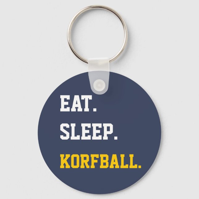 Llavero Eat Sleep Korfball (Anverso)