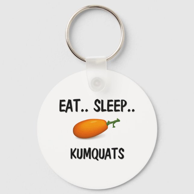 Llavero Eat Sleep KUMQUATS (Anverso)