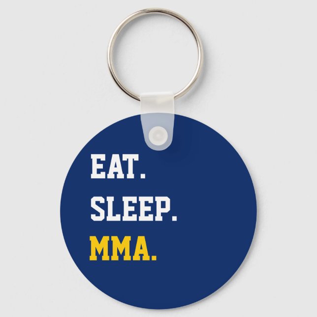 Llavero Eat Sleep MMA (Anverso)