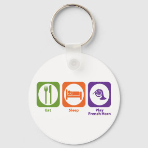 Llavero Eat Sleep Play French Horn