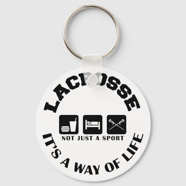 Llavero Eat Sleep Play Lacrosse (Anverso)