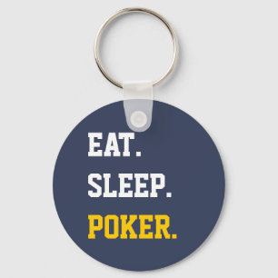 Llavero Eat Sleep play poker