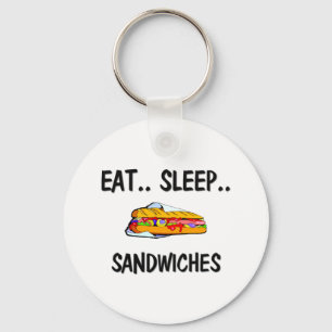 Llavero Eat Sleep SANDWICHES