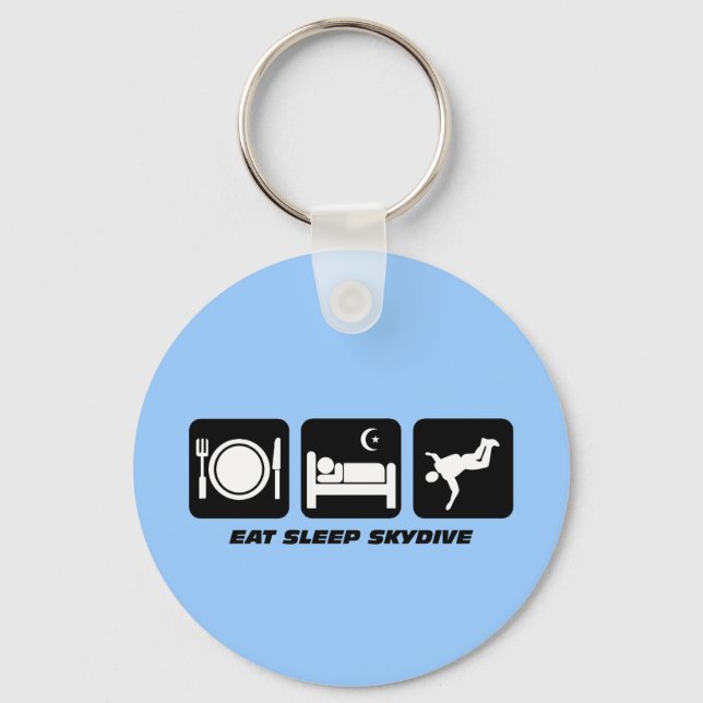 Llavero eat sleep skydive (Anverso)