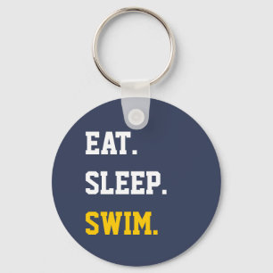 Llavero Eat Sleep Swim