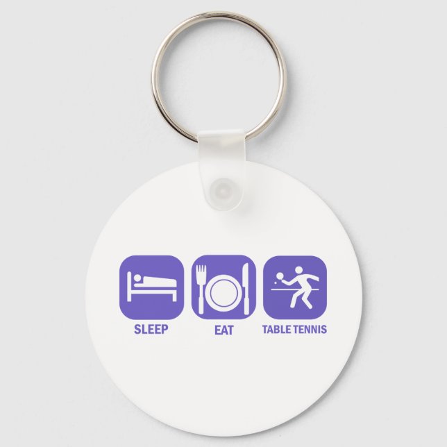 Llavero eat sleep table tennis (Anverso)