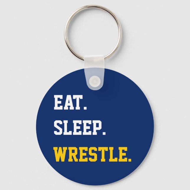 Llavero Eat Sleep Wrestle (Anverso)