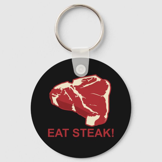 Llavero Eat STeak (Anverso)