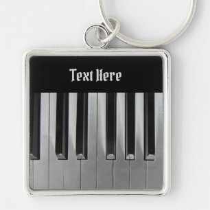 Llavero Ebony y Ivory Personalizado Textos