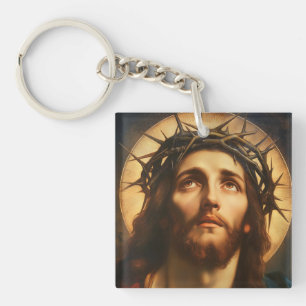 Llavero Ecce Homo Jesucristo con Corona de Espinas