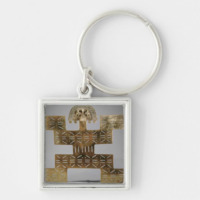 Llavero Eche Tumbaga pectoral, de Huaca del Dragon (Frente)