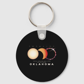 Llavero Eclipse 2024 Oklahoma Total Eclipse Astronomy Grap