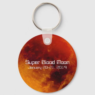 Llavero Eclipse de luna Super Sangre 2019