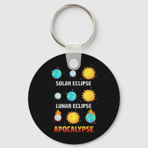 Llavero Eclipse Lunar Eclipse Apocalipsis Funny Eclipse
