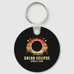 Llavero Eclipse solar 2024 Eclipse solar total 8 de abril 