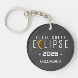 Llavero Eclipse Solar 2026 Totalidad