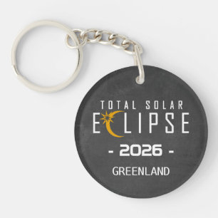 Llavero Eclipse Solar 2026 Totalidad