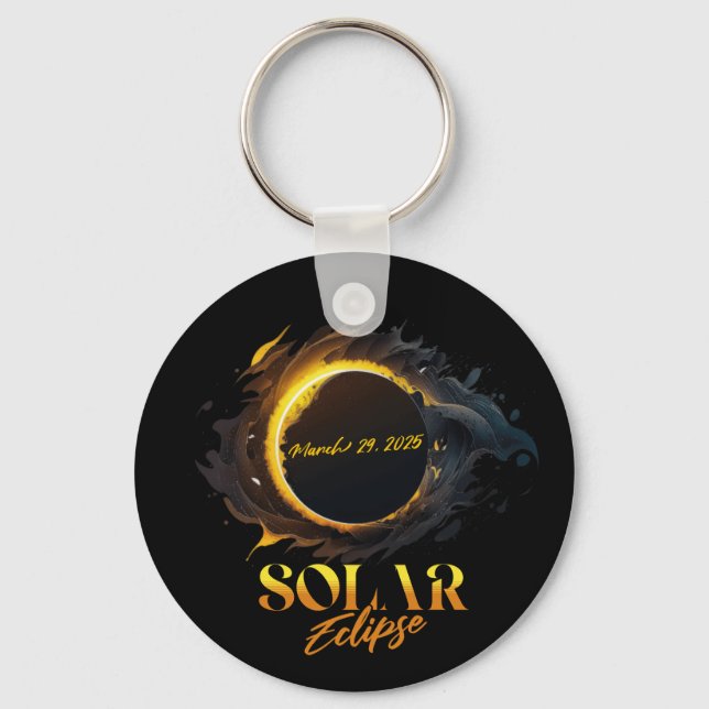 Llavero Eclipse solar 29 de marzo de 2025 (Anverso)