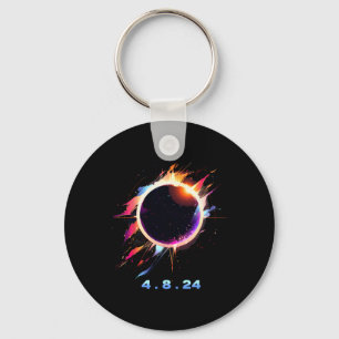 Llavero Eclipse solar 4.8.24 Evento de total 2024