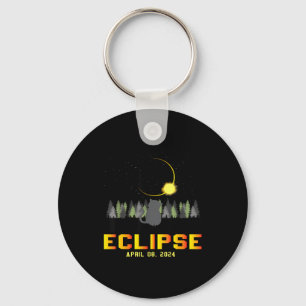 Llavero Eclipse Solar 8 Abril Selfie