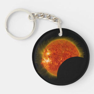 Llavero Eclipse solar en curso