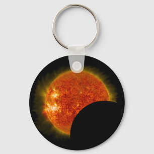 Llavero Eclipse solar en curso